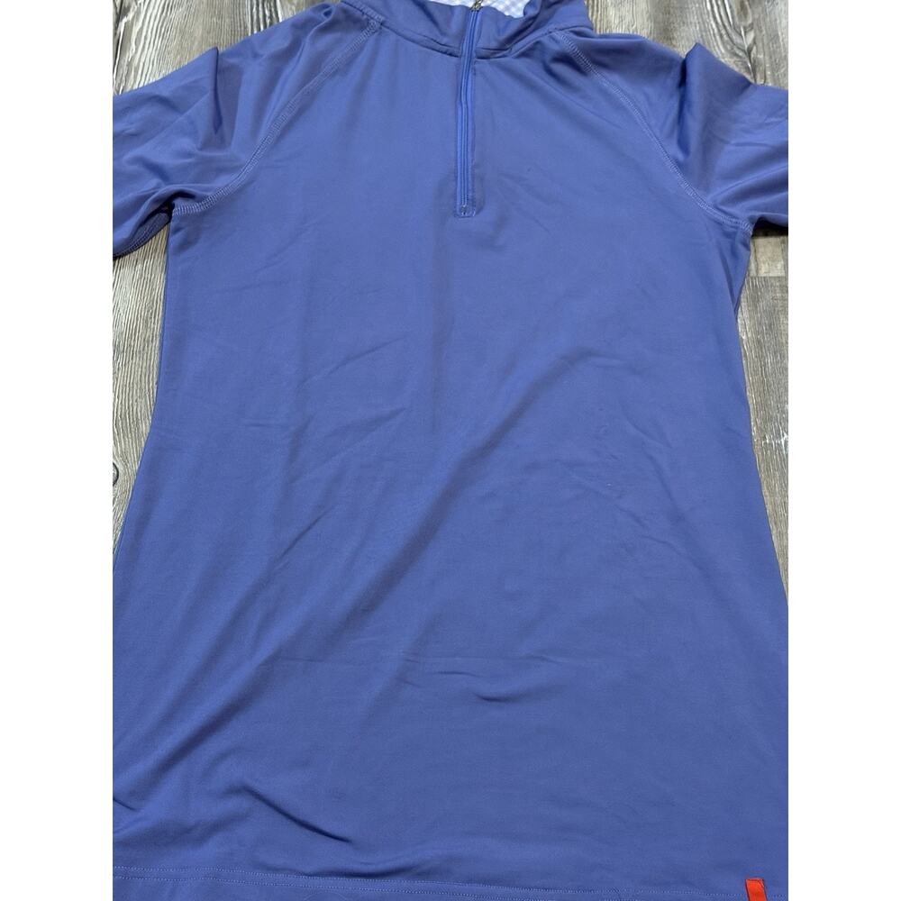 Bula Womens Quarter Zip Pullover Large Purple Athletic Performance Long Sleeve